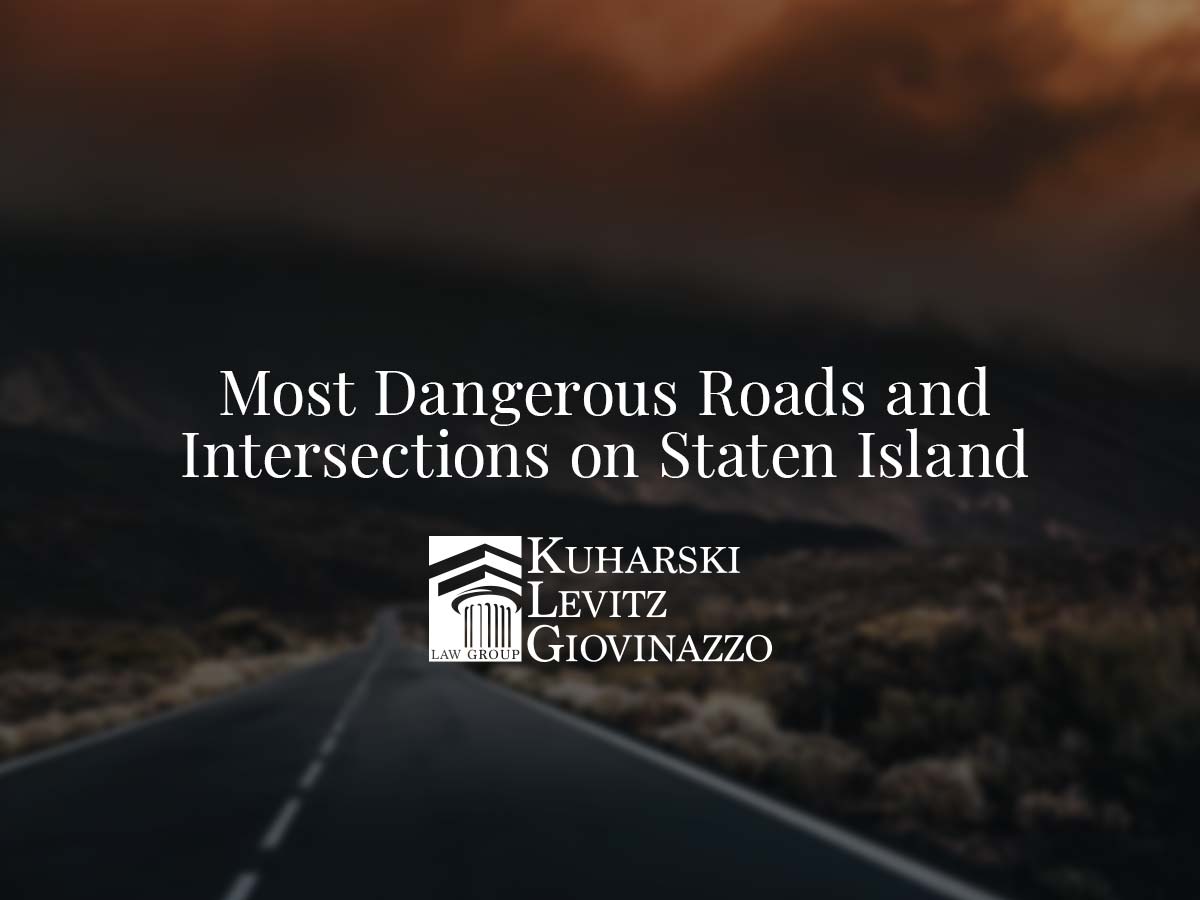 Most Dangerous Roads and Intersections on Staten Island
