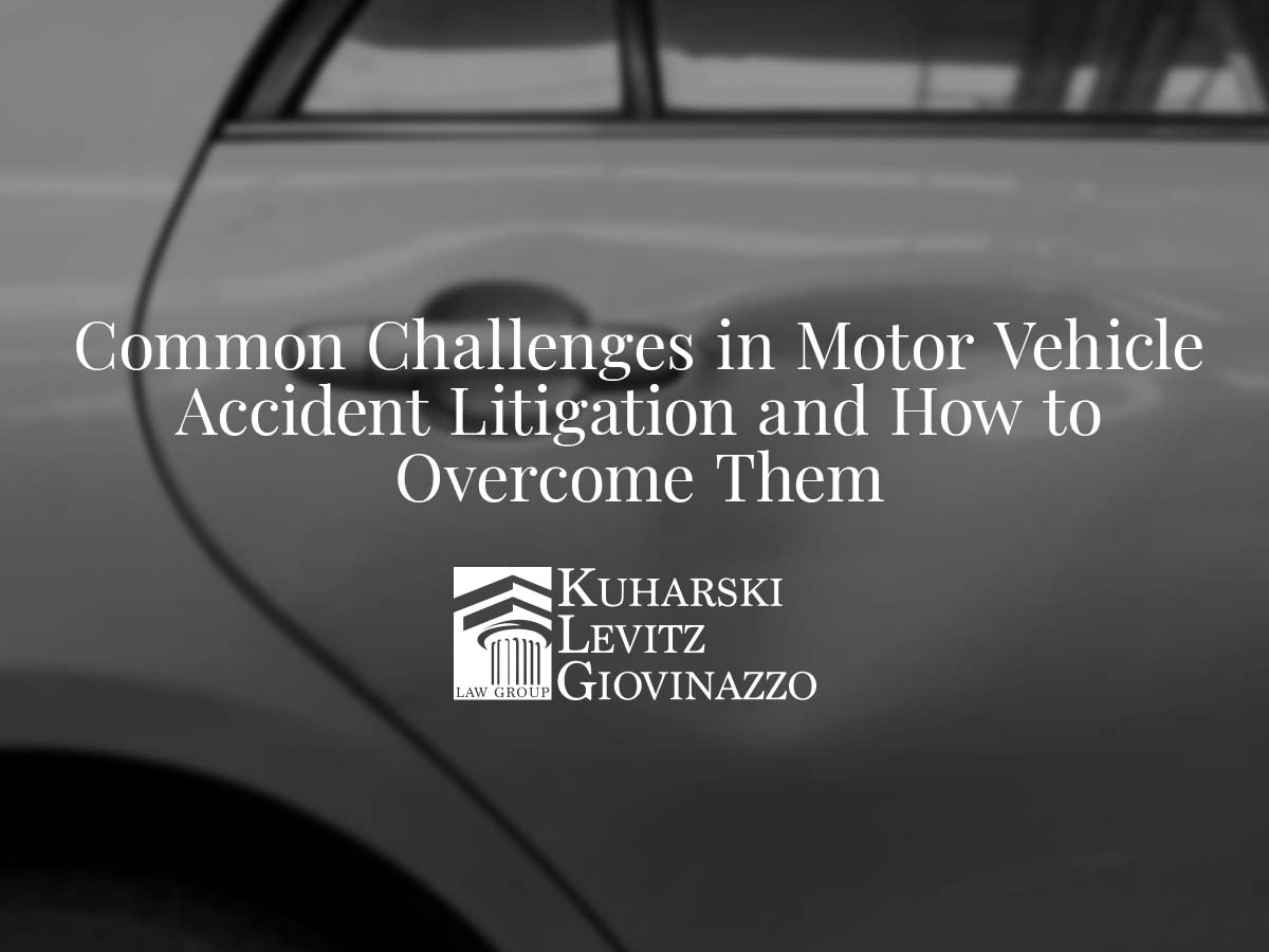 Common Challenges in Motor Vehicle Accident Litigation and How to Overcome Them